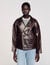 Oversize-Lederjacke