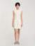 Kurzes Kleid aus Rippenstrick