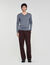 V-Ausschnittpullover aus Wolle