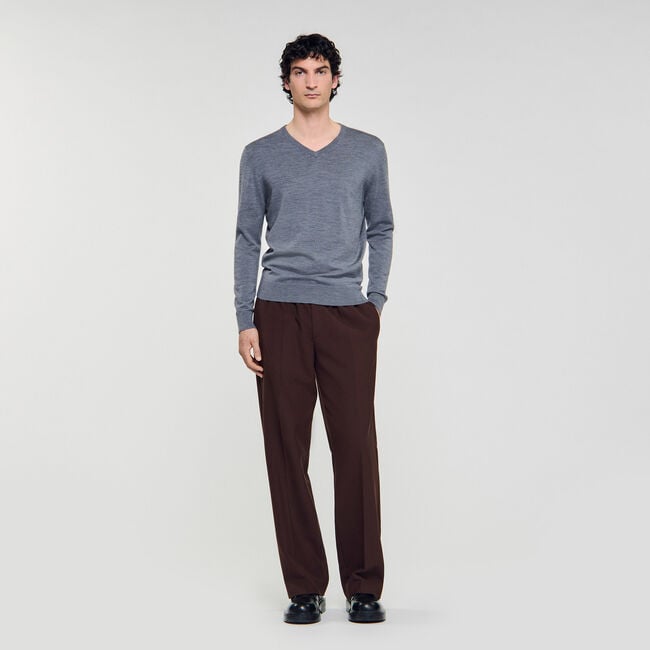 Pullover aus feiner Wolle