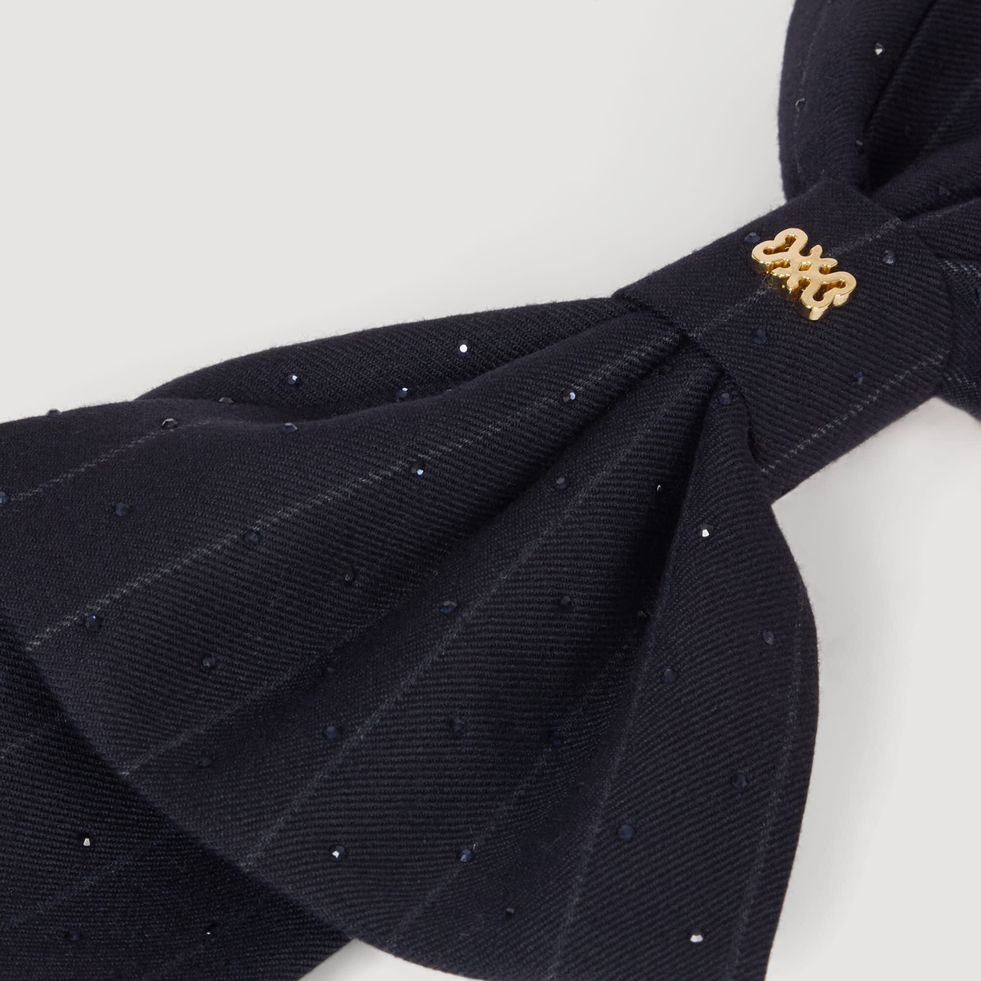 Haarspange mit Strass-Schleife
