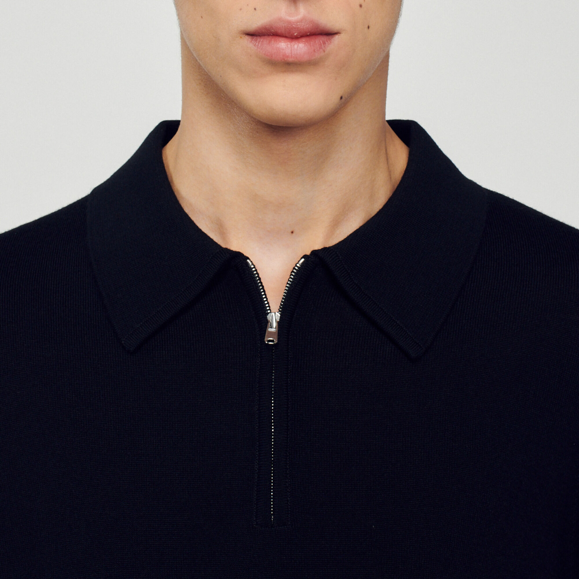 Polopullover aus Strick