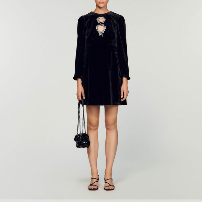 Kurzes Paillettenkleid