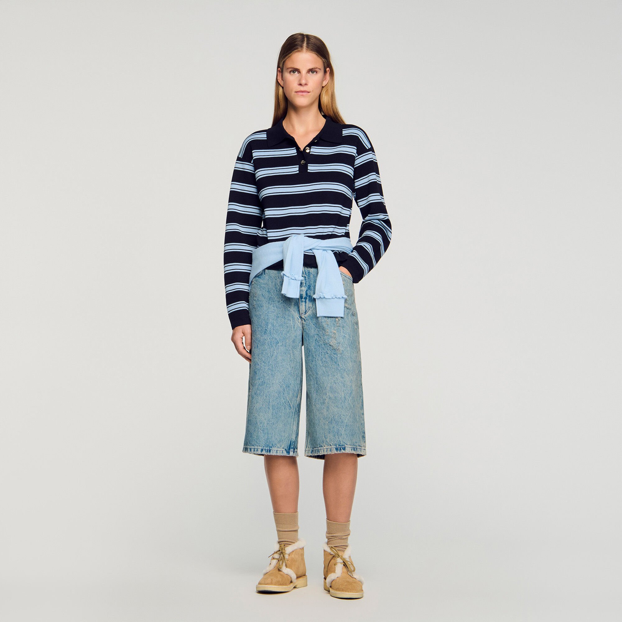 Pullover mit Streifenmuster