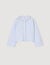 Kurze Hemdbluse mit Schmuckkragen - Damen | Sandro