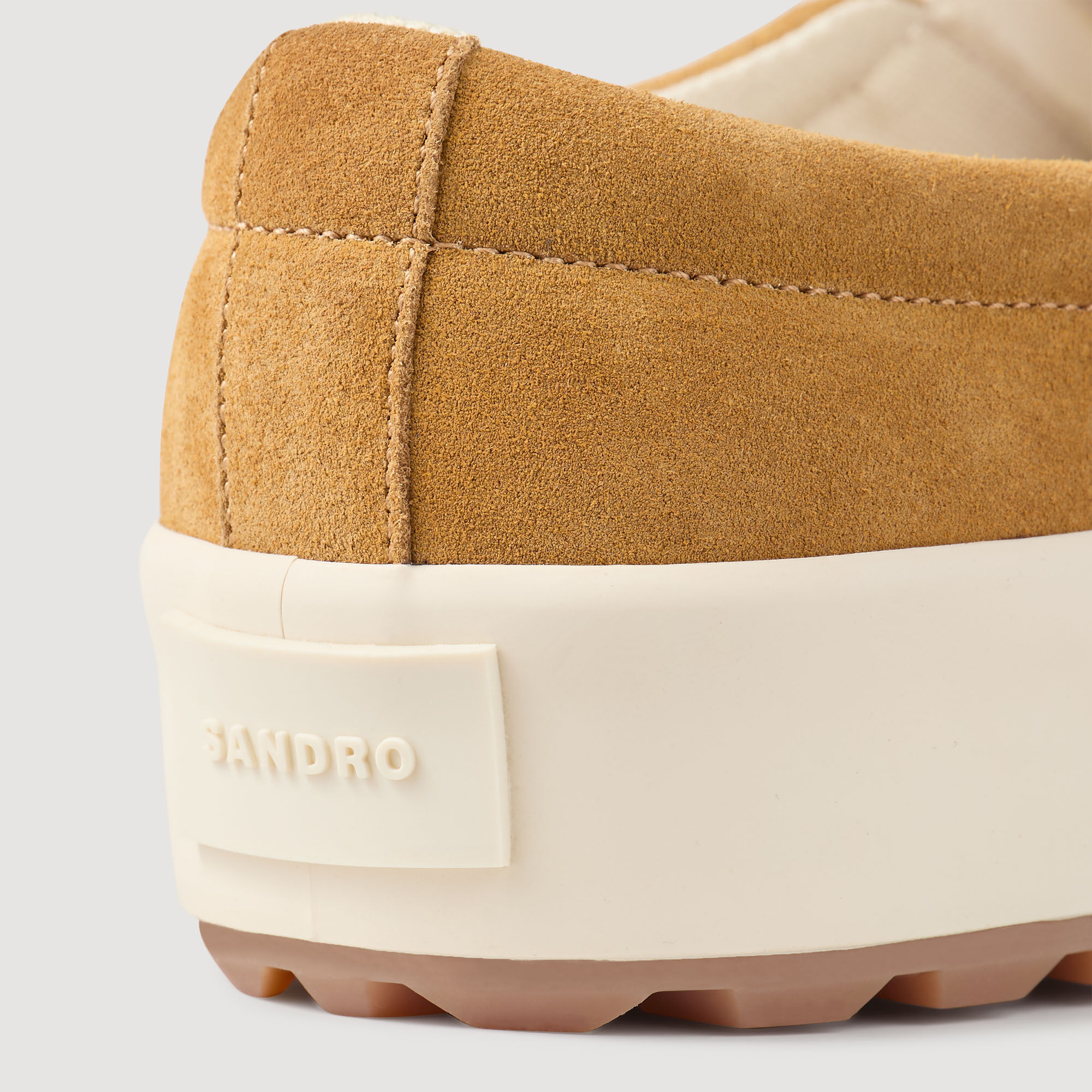 Slipper aus Spaltleder