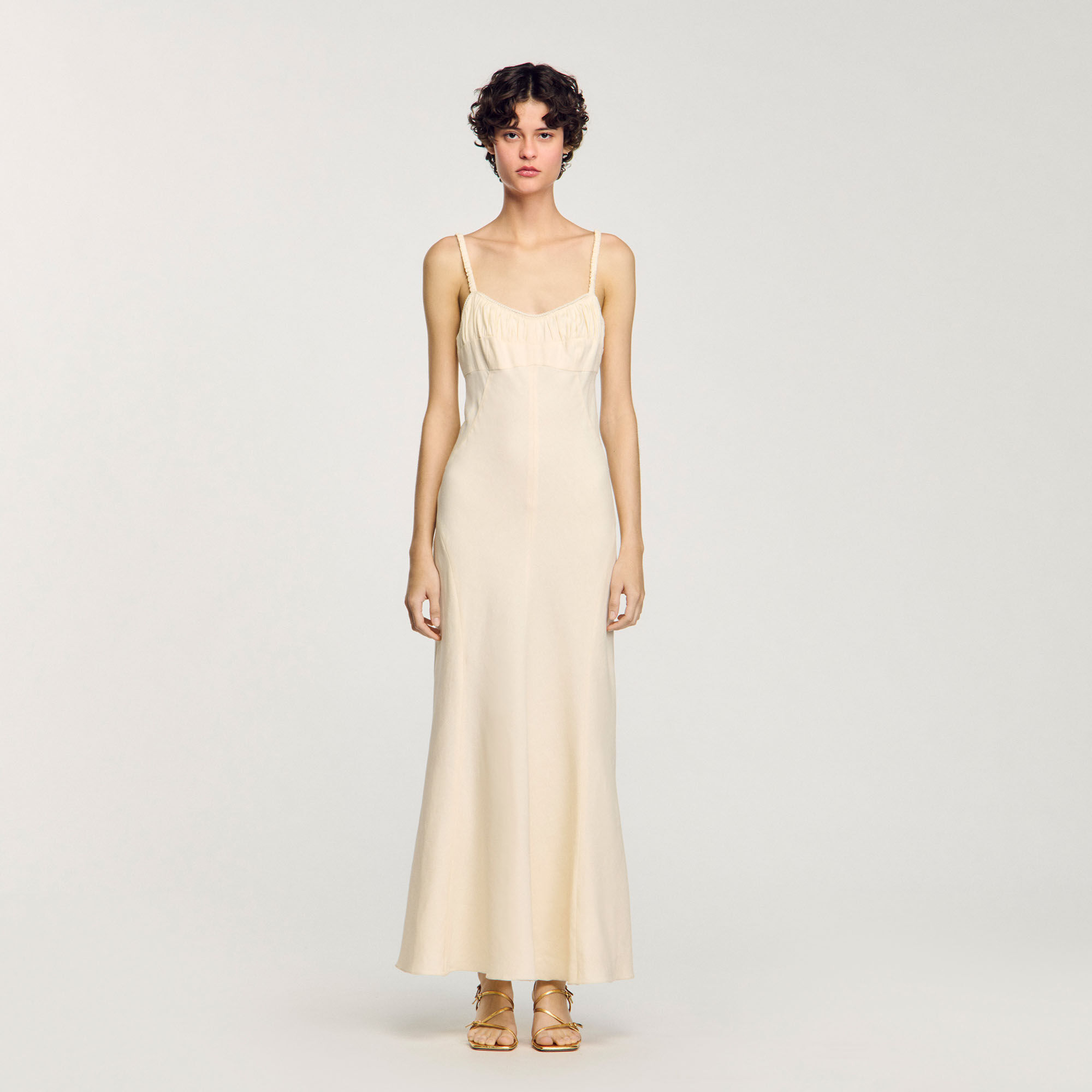 Langes Trägerkleid