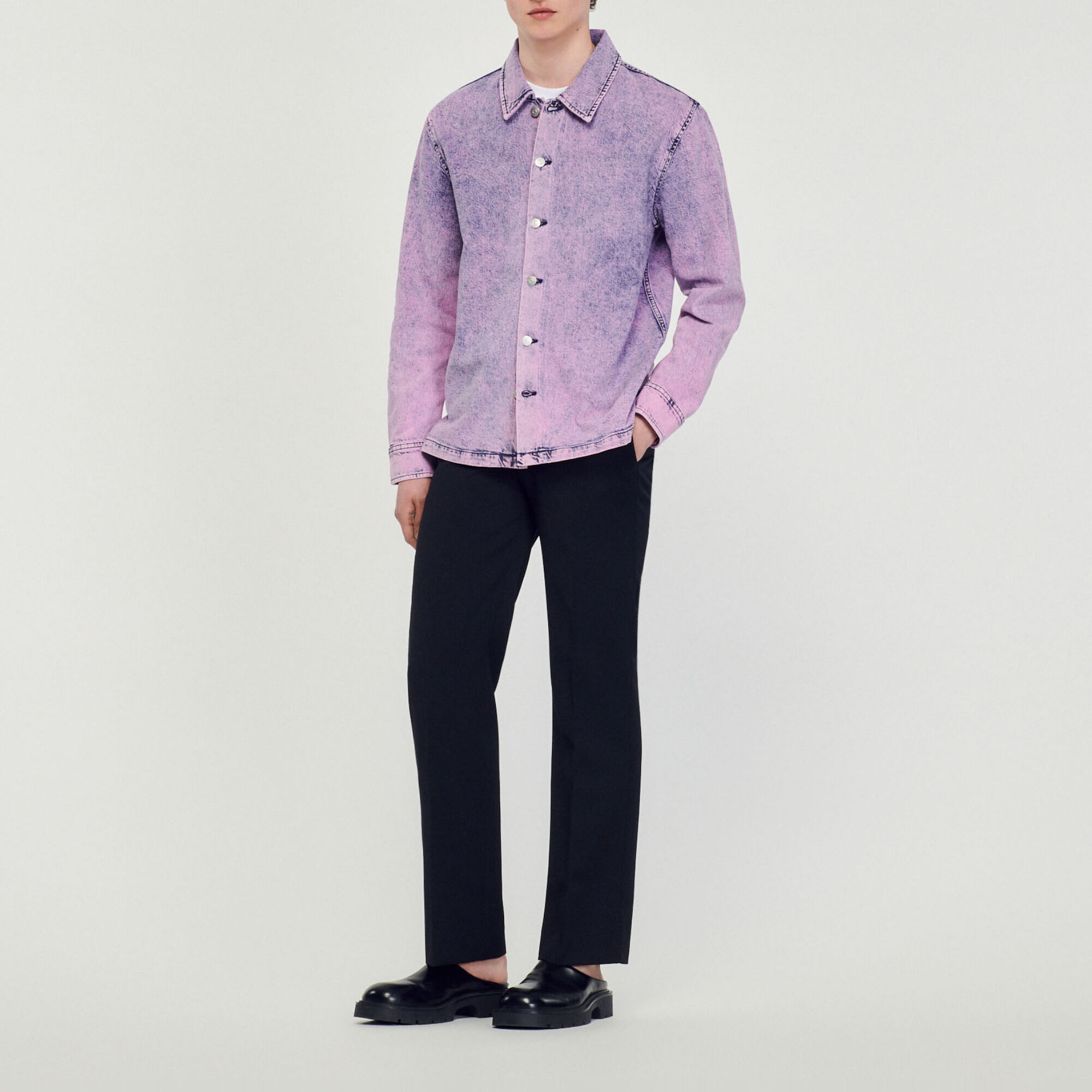 Verwaschener Worker Blouson