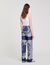 Fließende Hose mit Bandana-Print