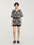 Shorts mit Blumenprint