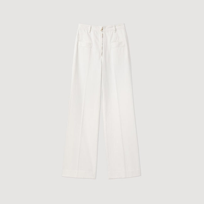 Weite Hose aus Toile