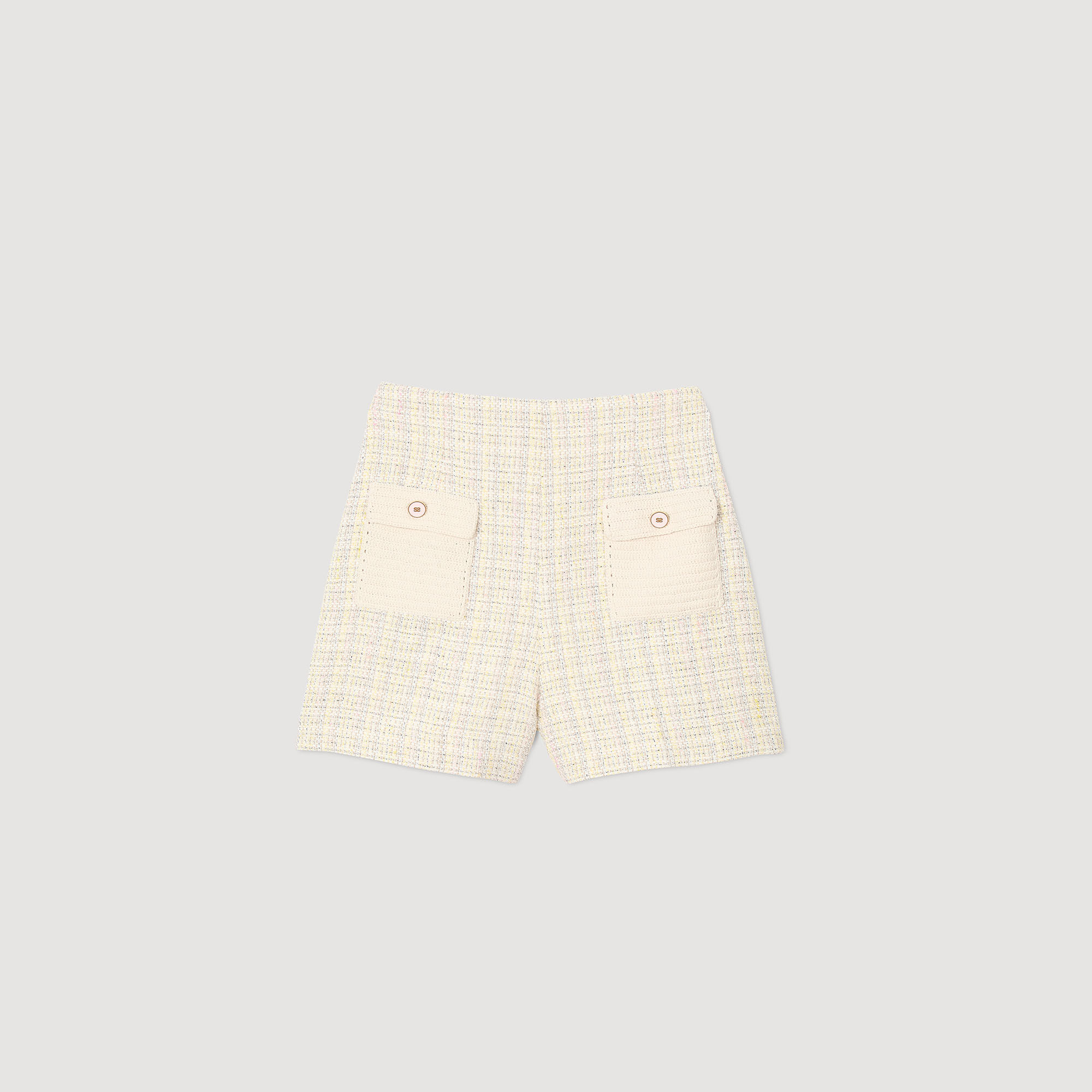 Shorts aus dekorativem Tweed