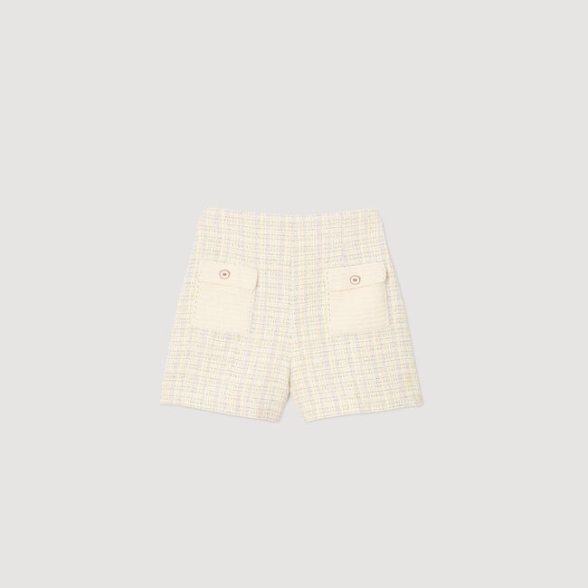 Shorts aus dekorativem Tweed