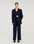 Gestreifter Blazer mit Strass
