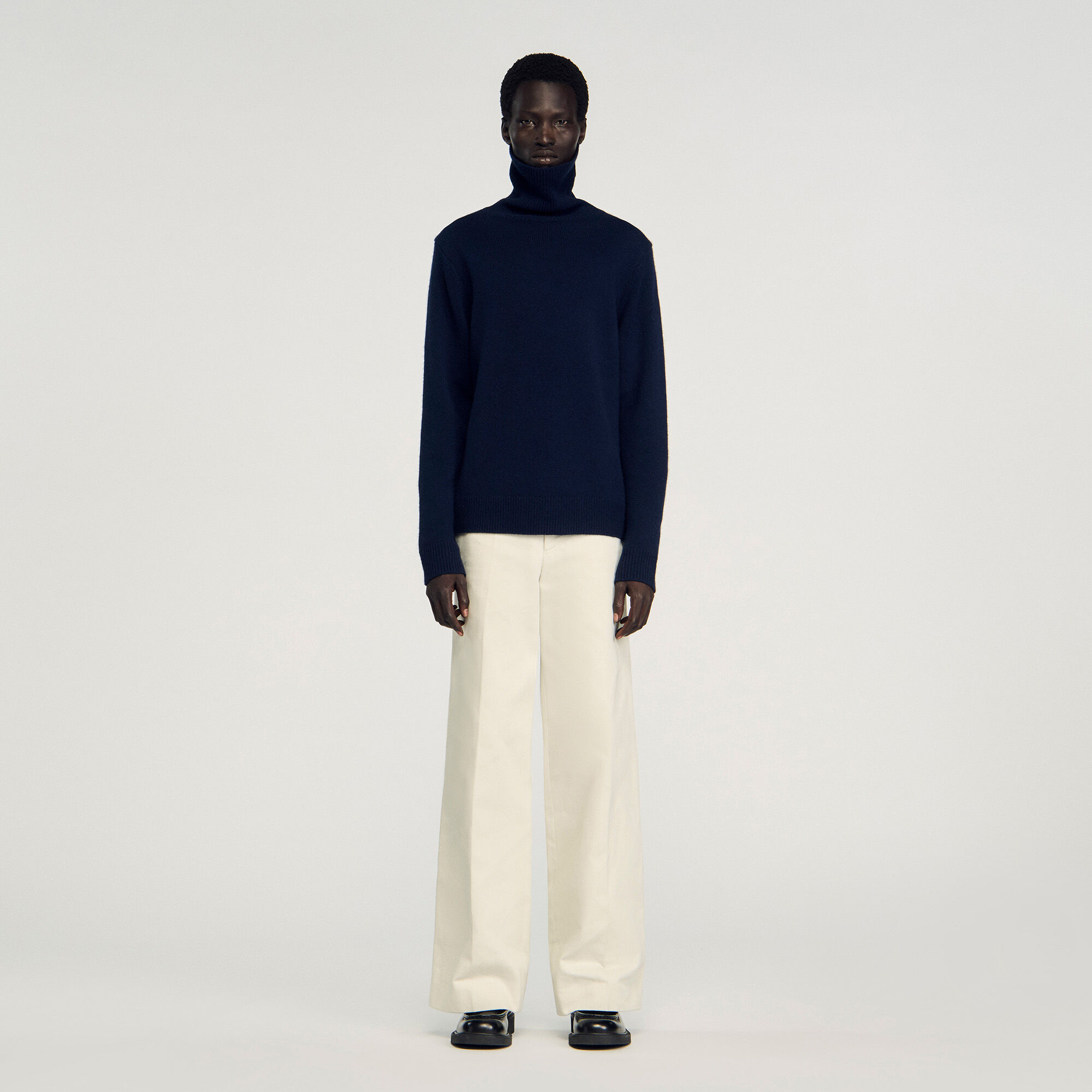 Rollkragenpullover aus Wolle & Kaschmir