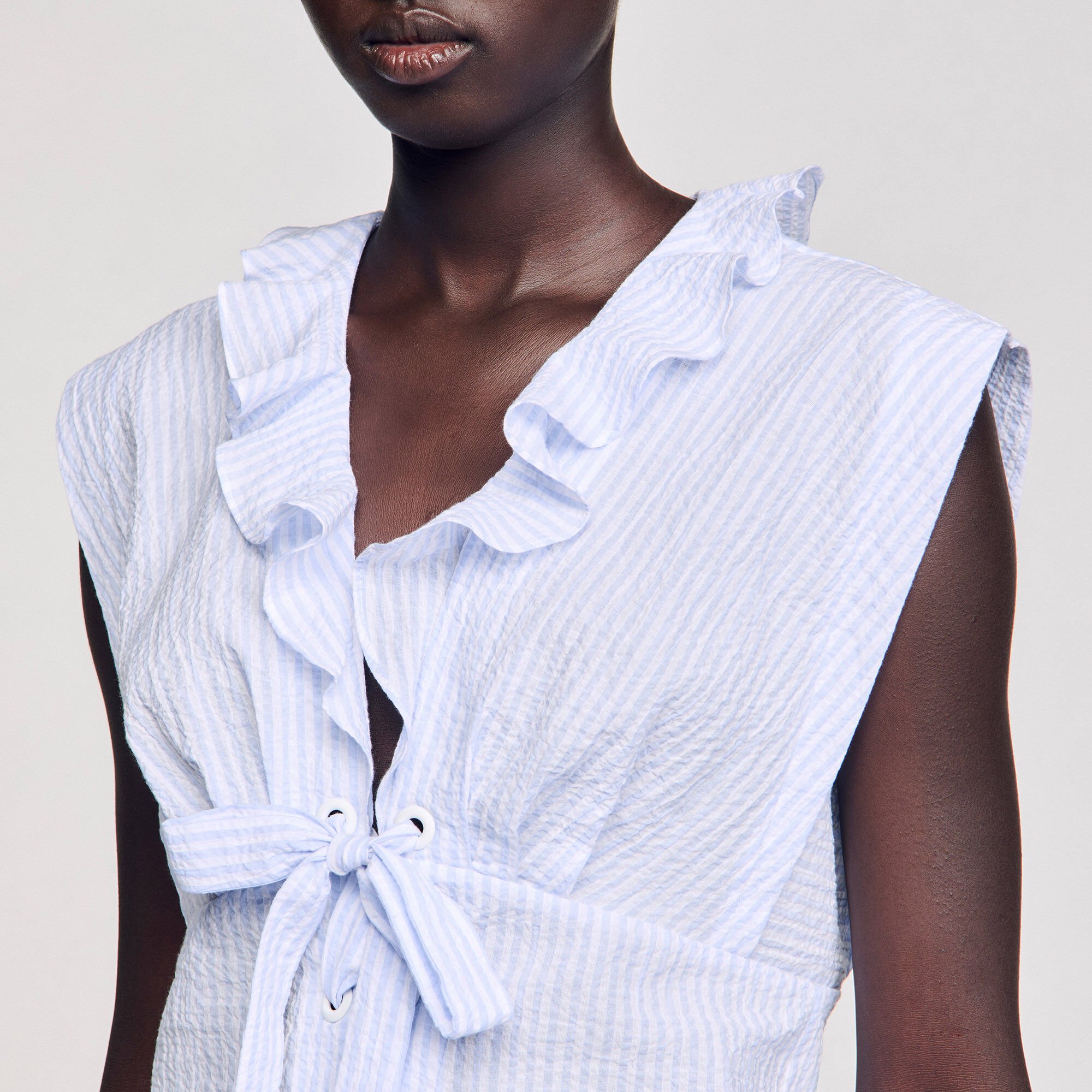 Kurzes gestreiftes Top