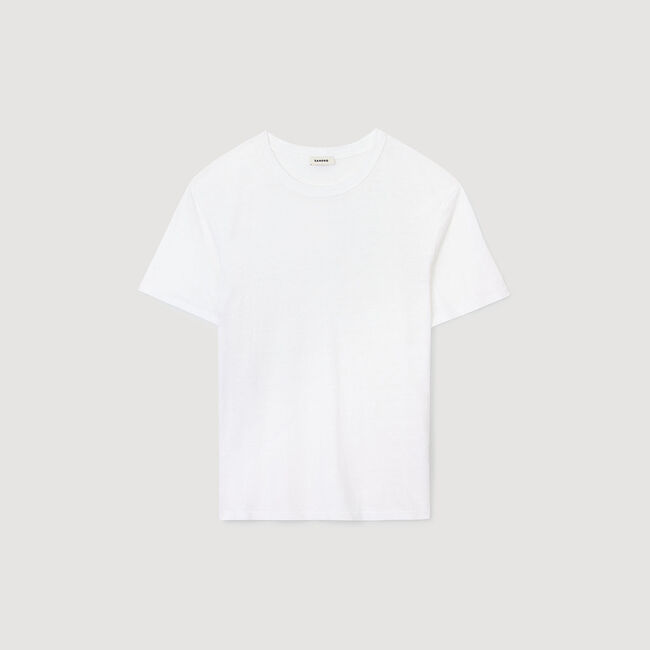 T-Shirt aus zertifiziertem Leinen