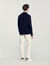 Cardigan mit Zip und Streifenkragen