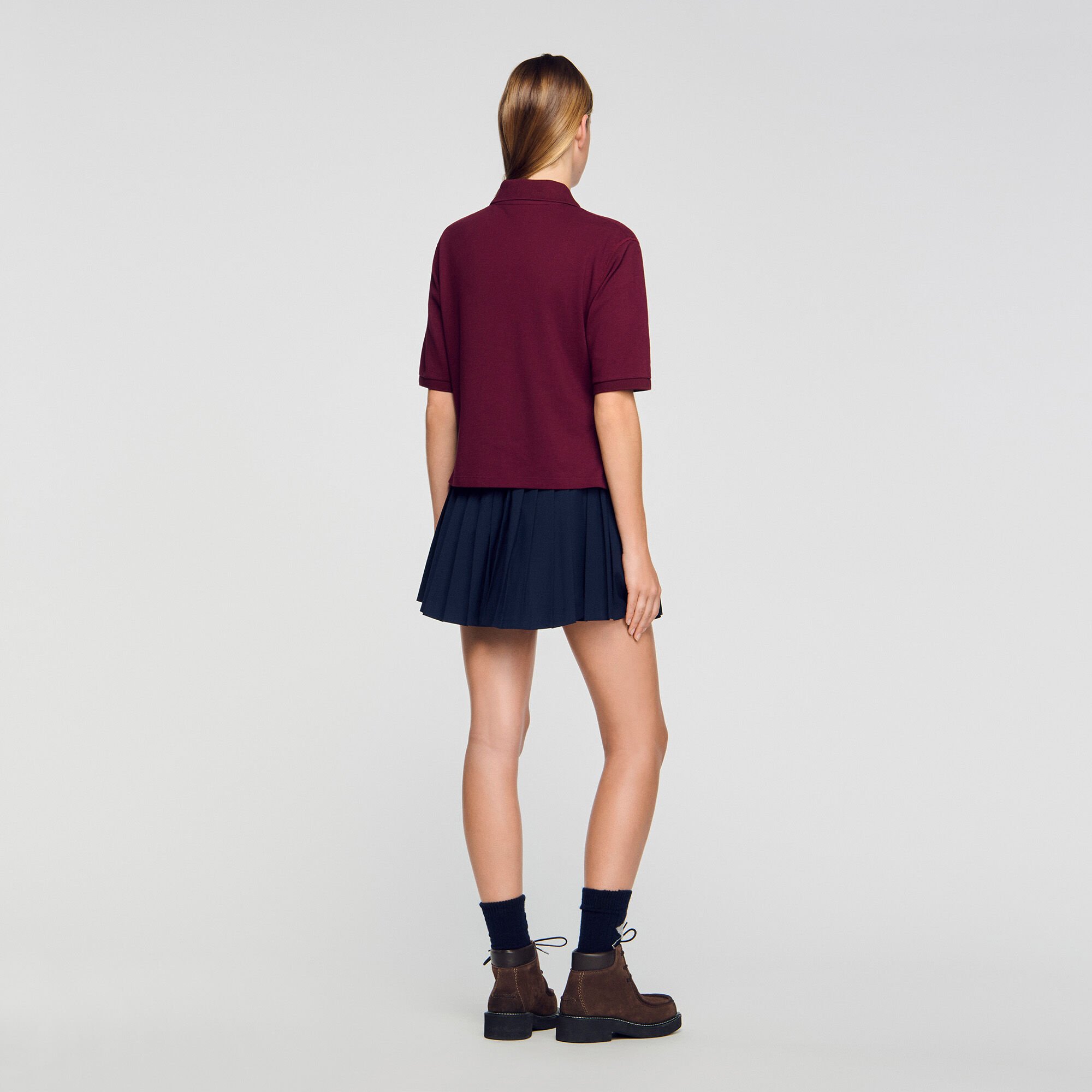 Poloshirt mit Zierknöpfen