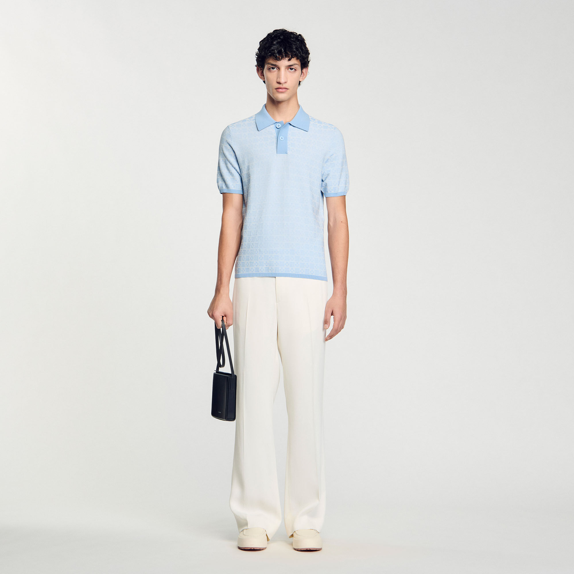 Poloshirt mit „Square Cross“-Muster