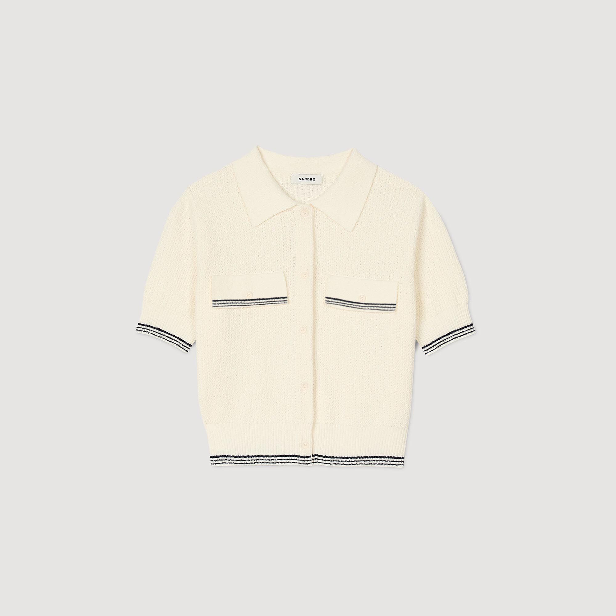 Cardigan mit kurzen Ärmeln