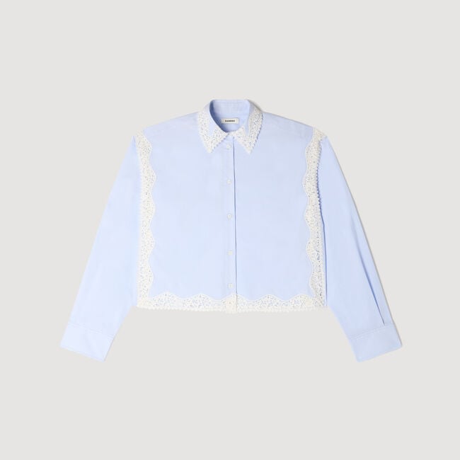 Hemd mit Spitzendetails