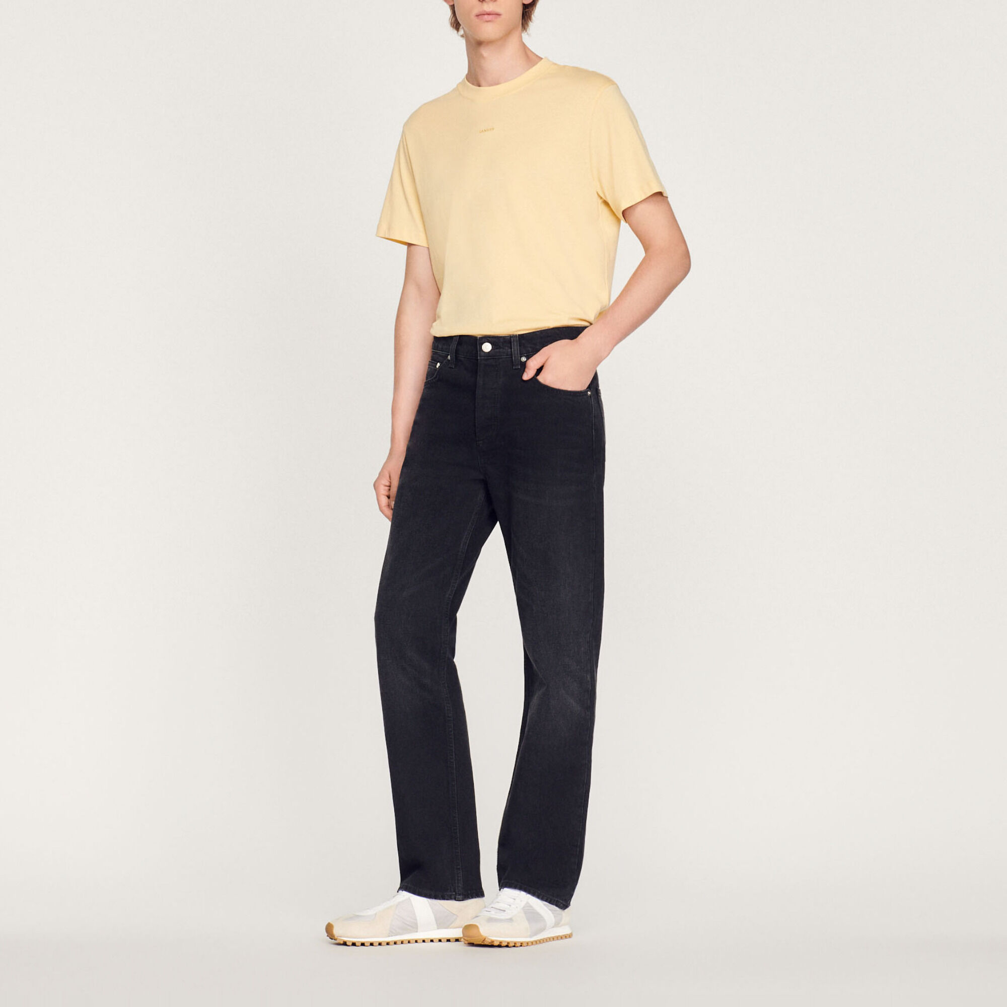 Gerade Jeans aus Bio-Baumwolle