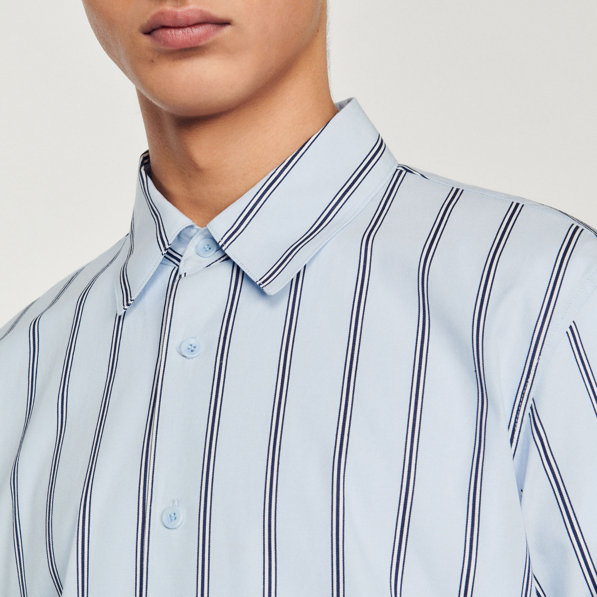 Bluse mit Streifen