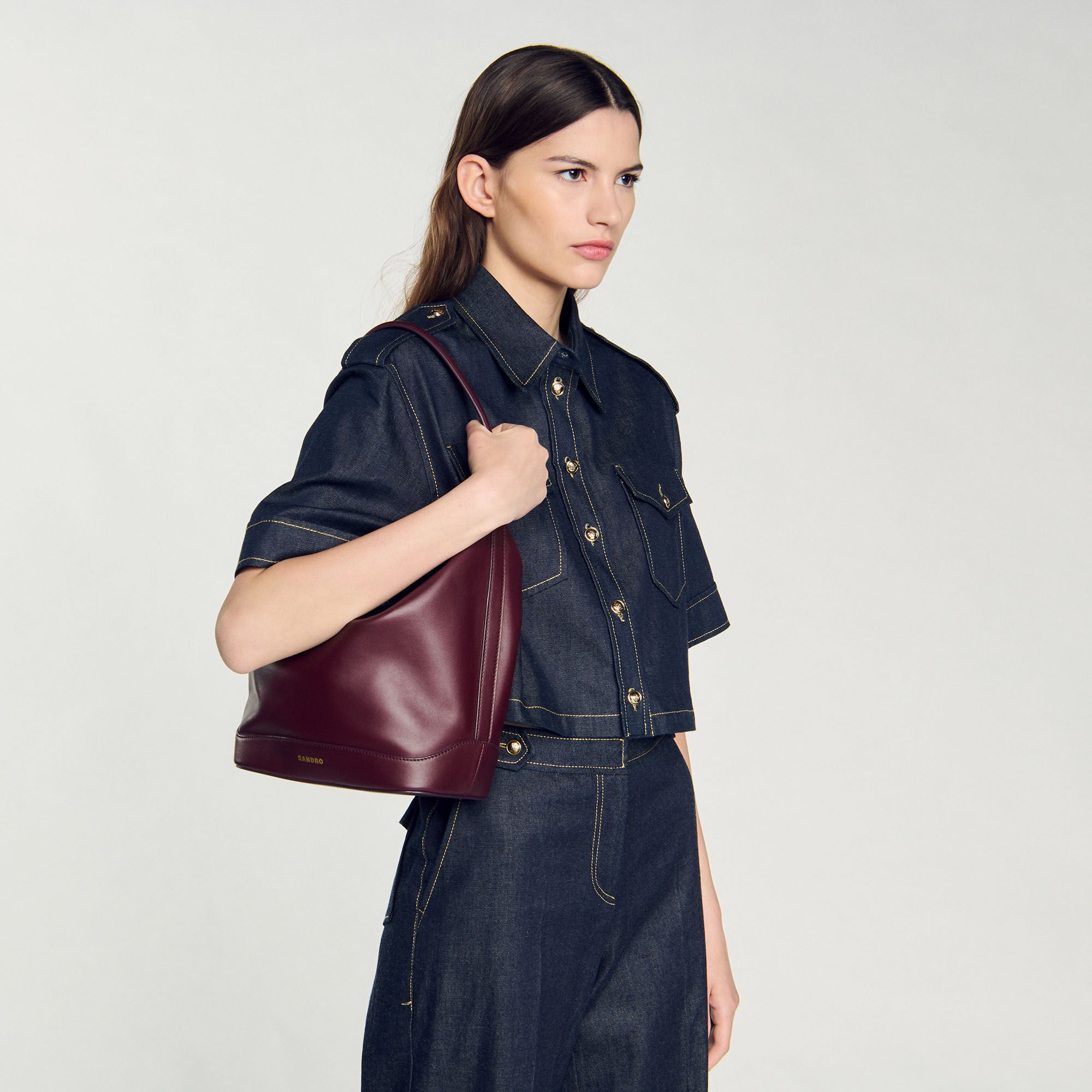 Beuteltasche aus Leder TANGOSO