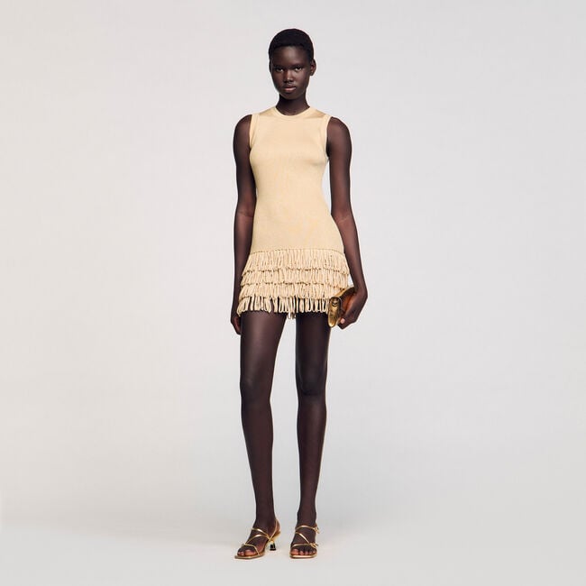Kurzes Strickkleid