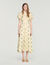 Langes Kleid mit Paisley-Muster