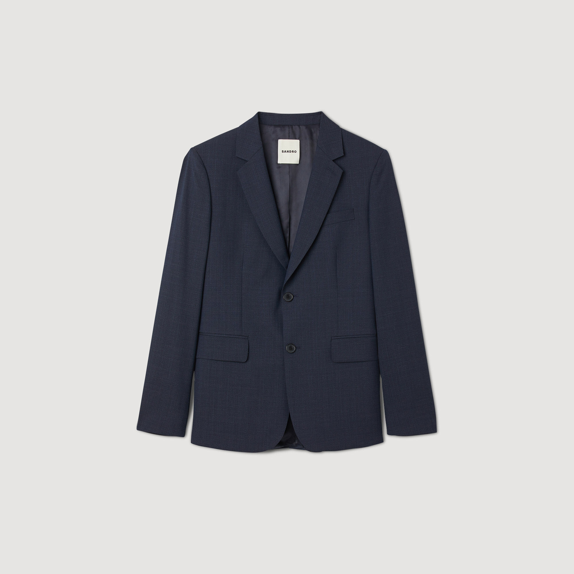 Anzugjacke aus Wolle