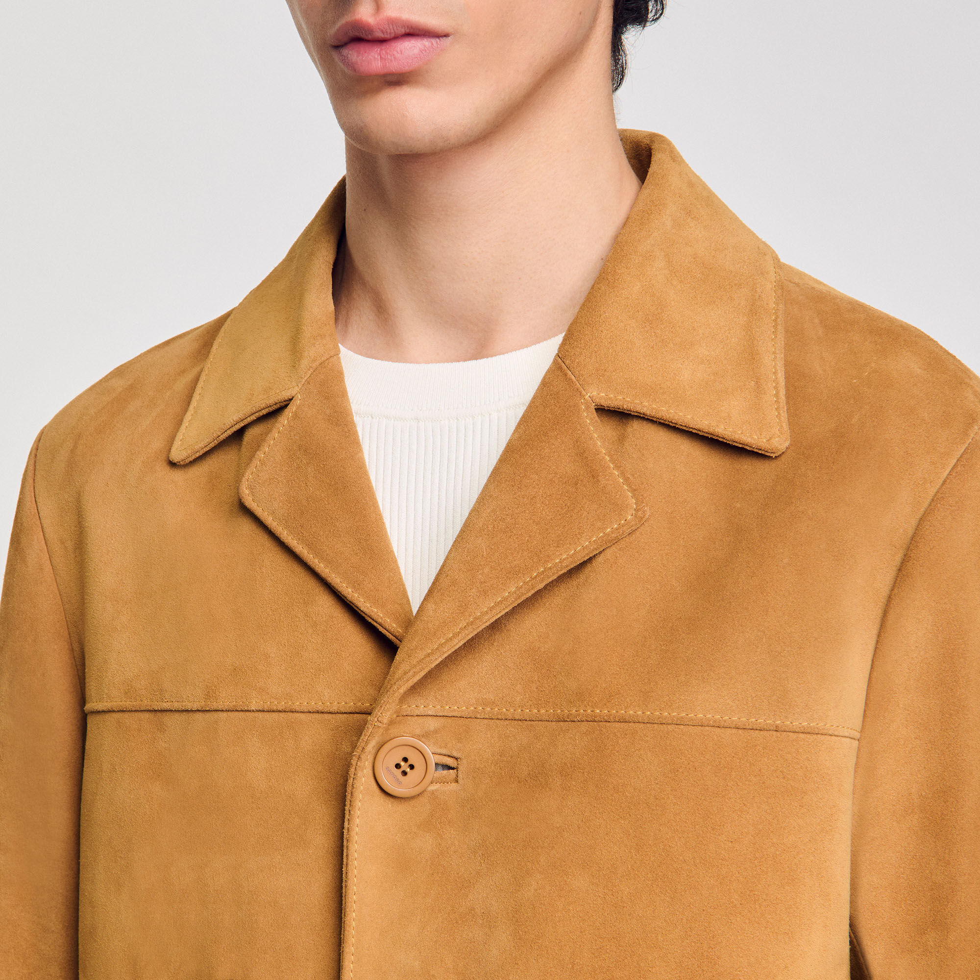 Jacke aus Spaltleder
