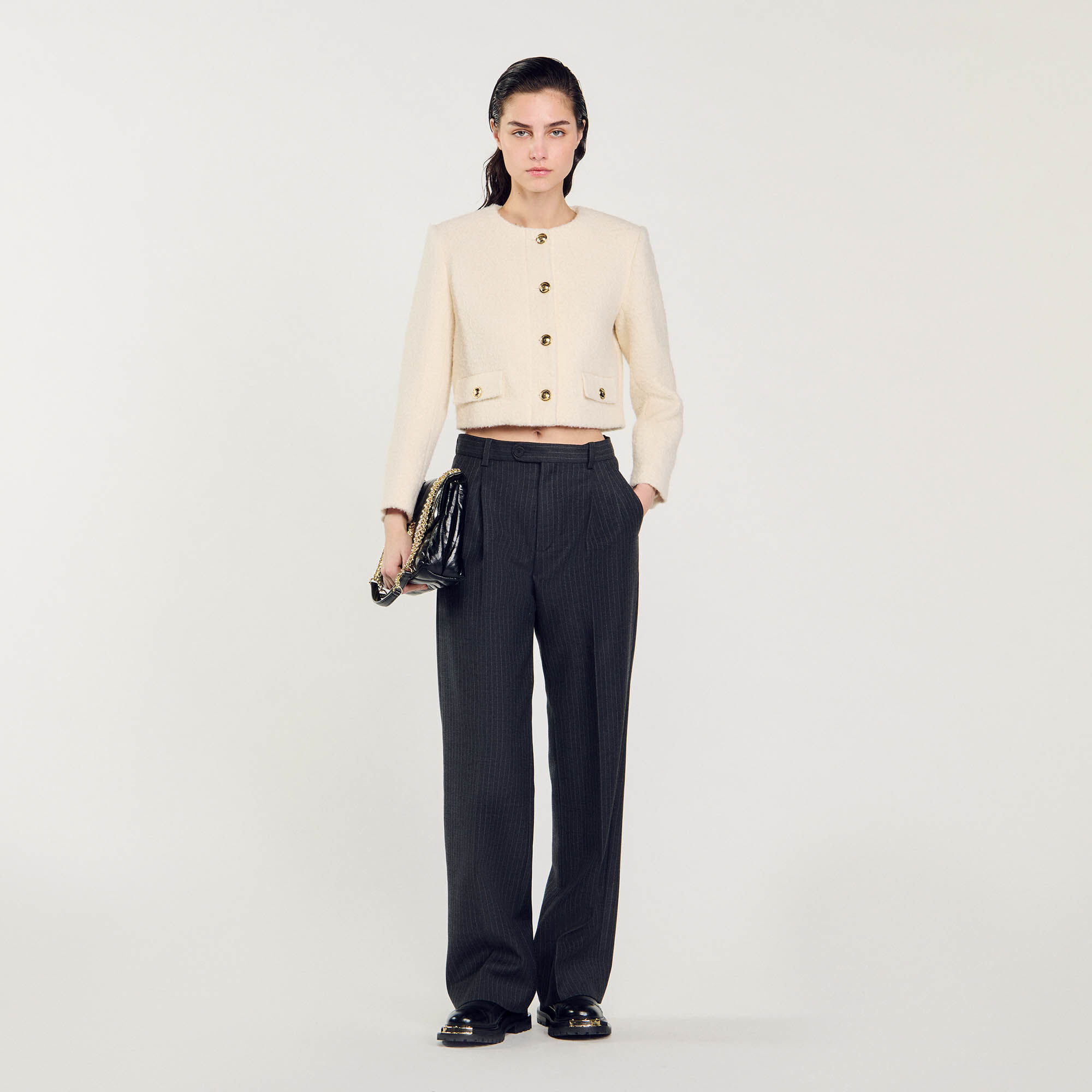 Sandro jacket sale outlet