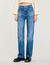 Verwaschene Flared Jeans
