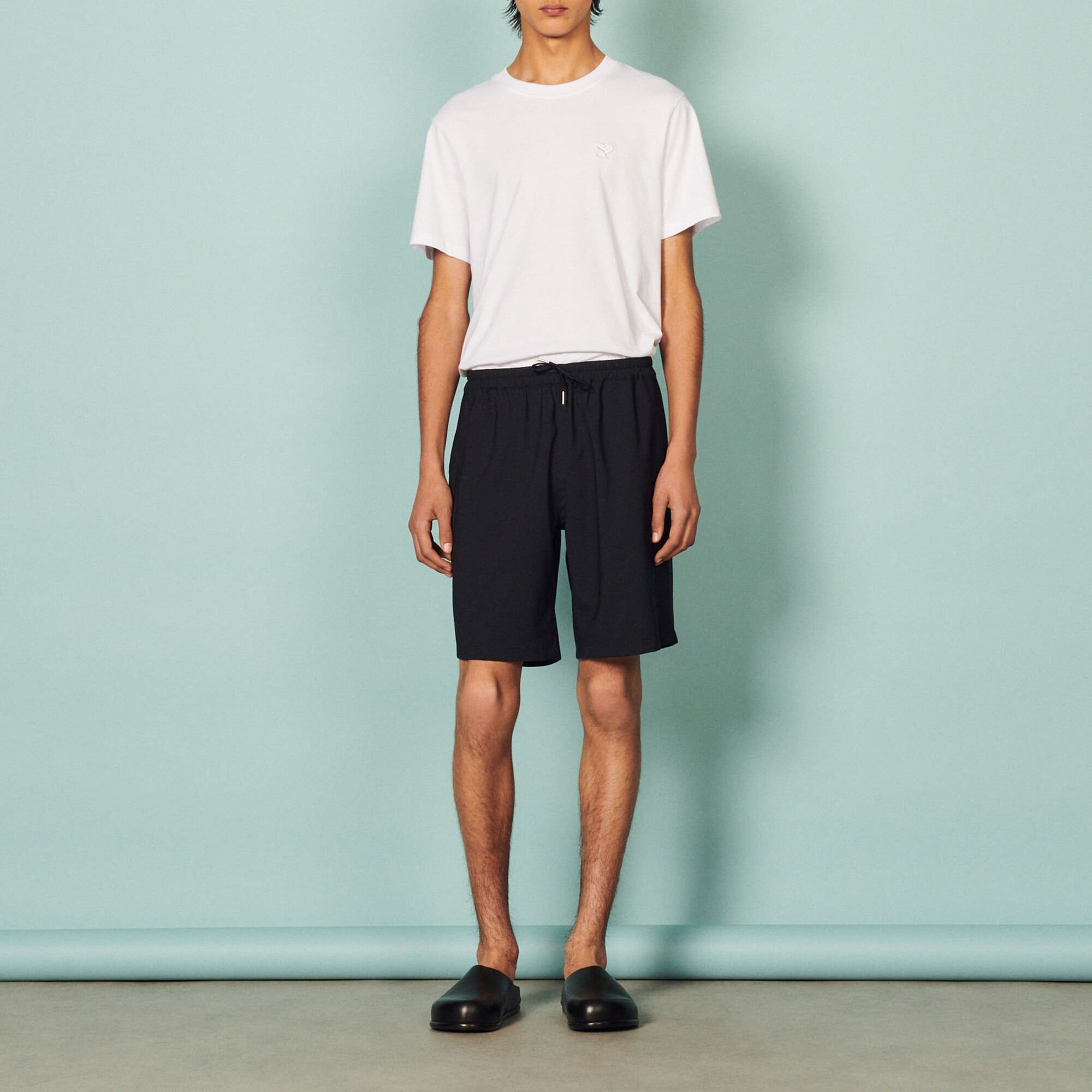 Shorts mit elastischer Taille