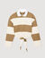 Gestreiftes T-Shirt mit Polo-Kragen