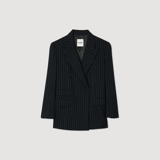 Gestreifter Blazer