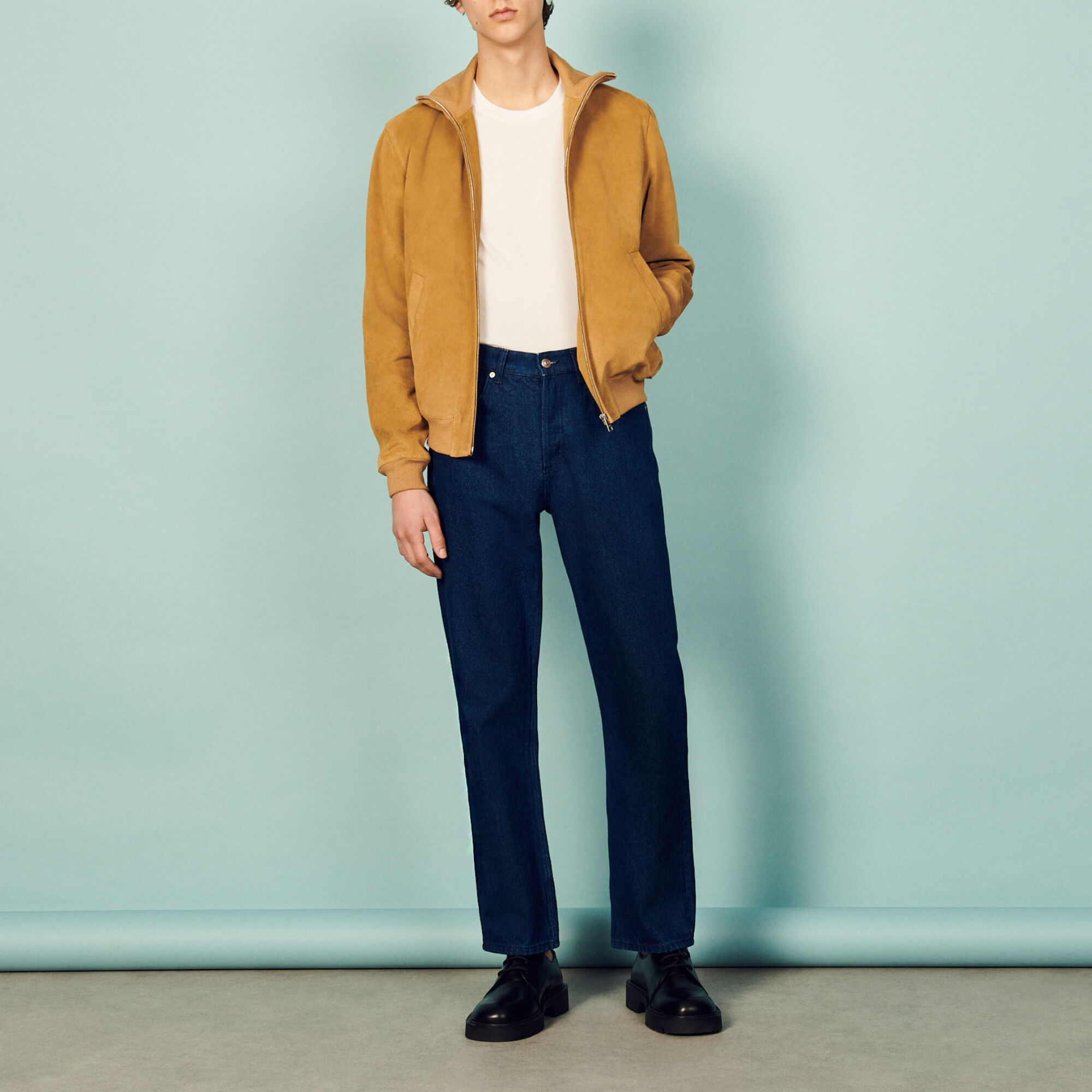 Blouson aus Leder