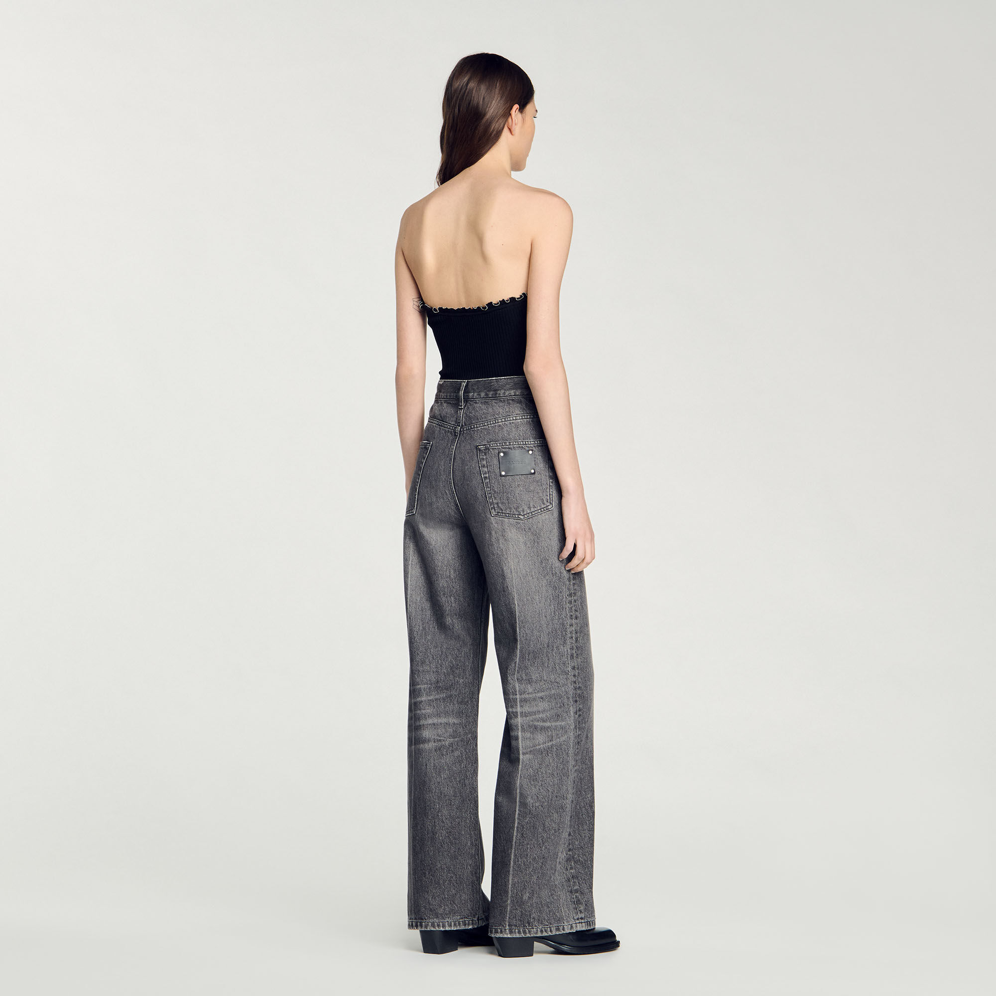 Bustier-Body aus Strick