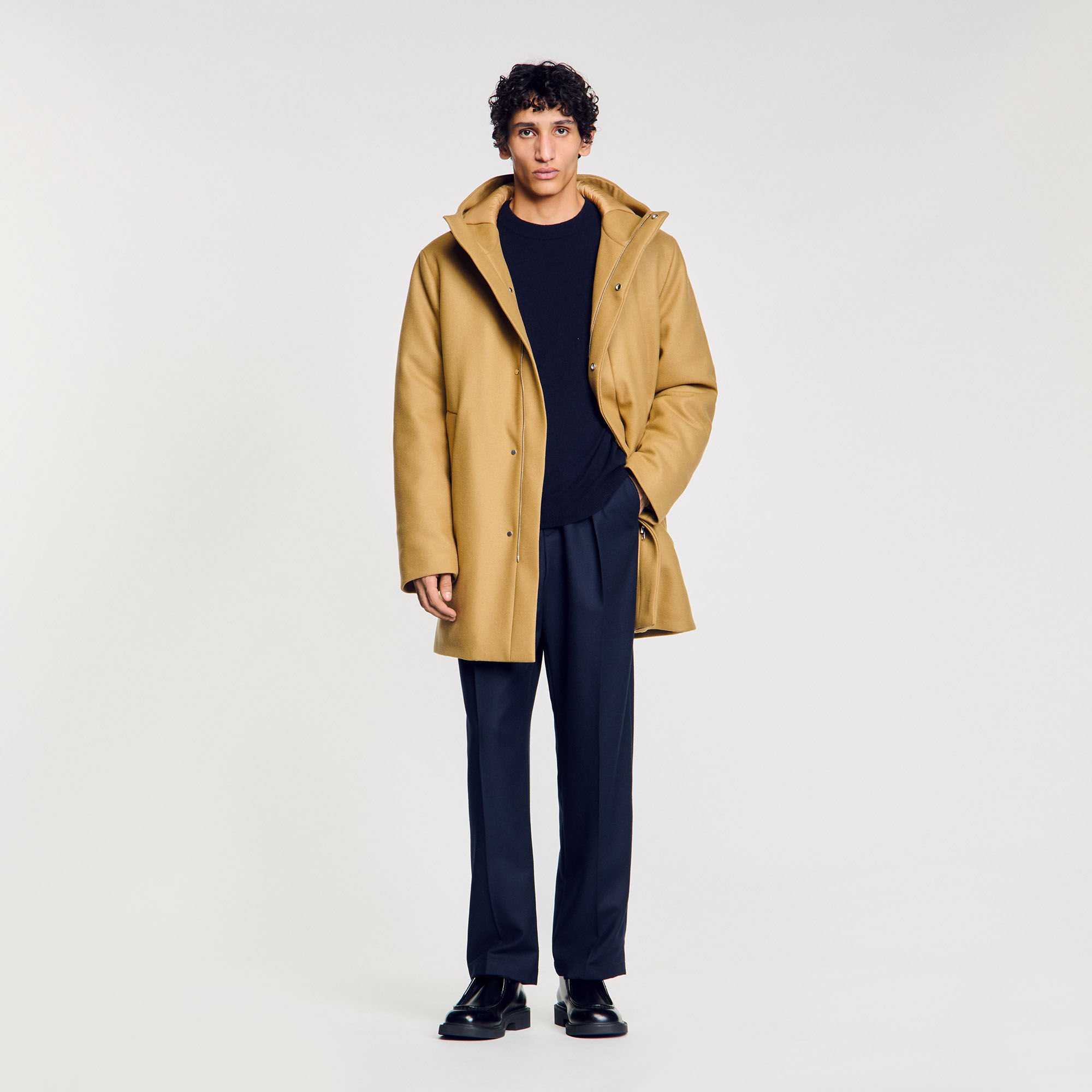 Sandro overcoat outlet