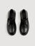 Derby-Schuhe aus glasiertem Leder