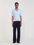 Poloshirt aus Rippstrick