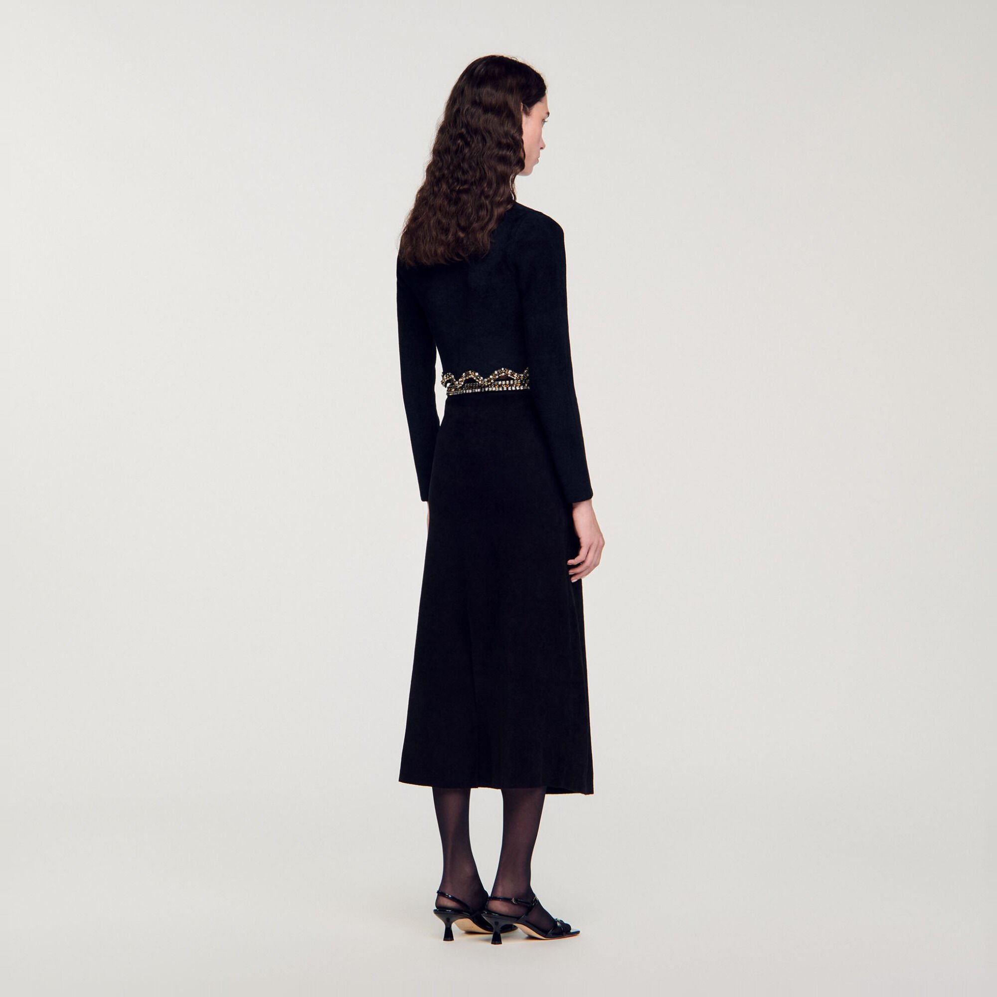 Kurzer Rock mit Strass