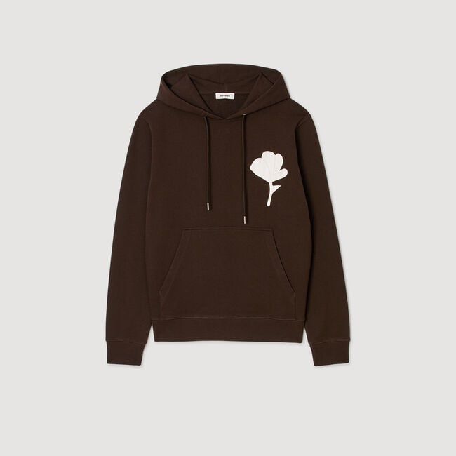Sweatshirt mit Blumen-Patch