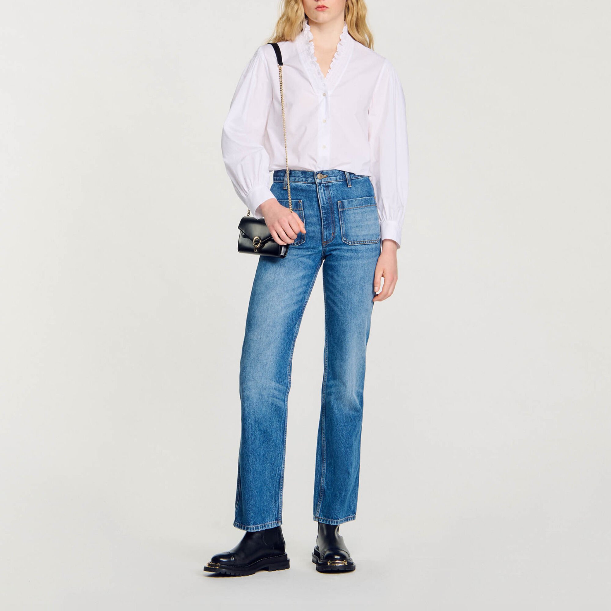 Hemdbluse aus Bio-Baumwolle