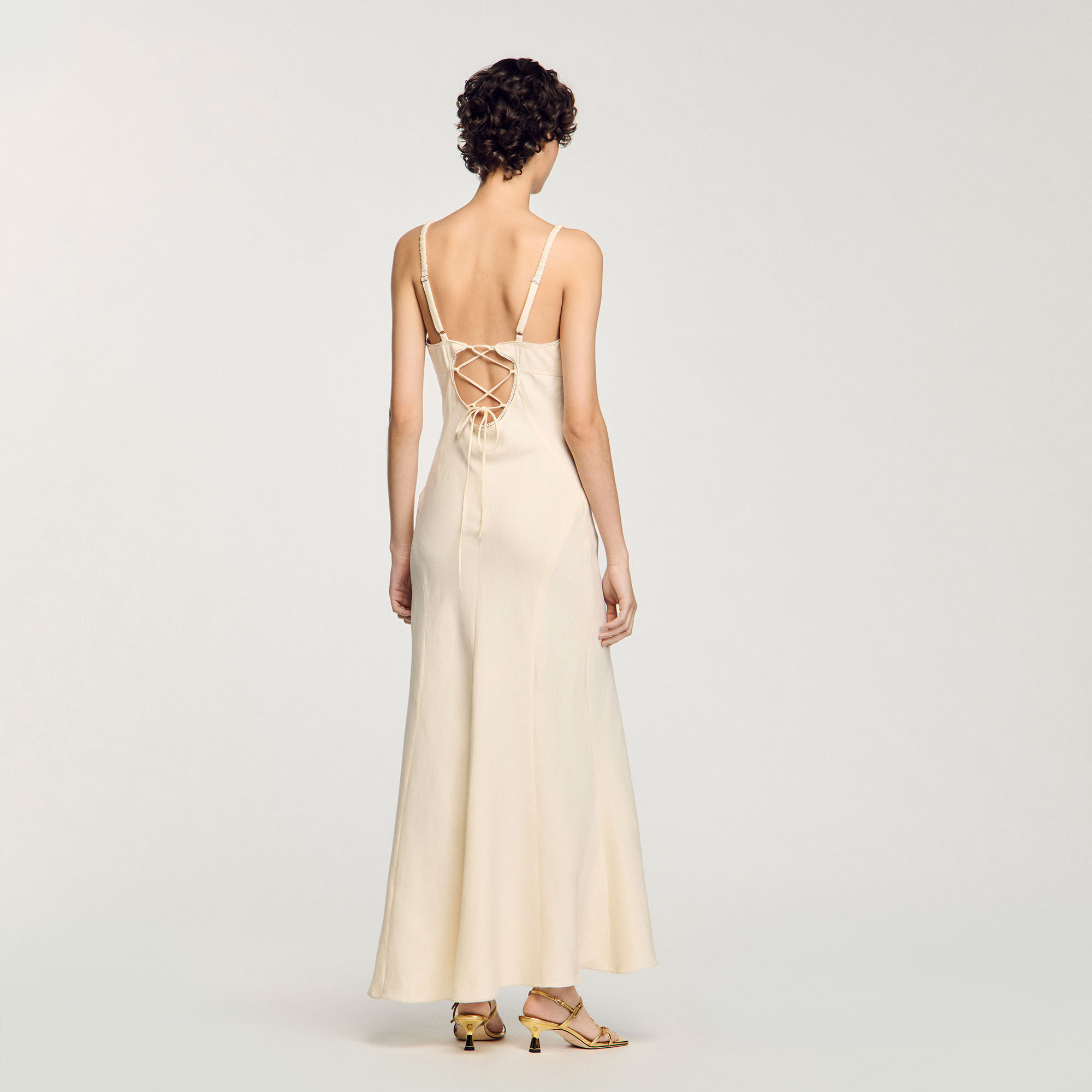 Langes Trägerkleid