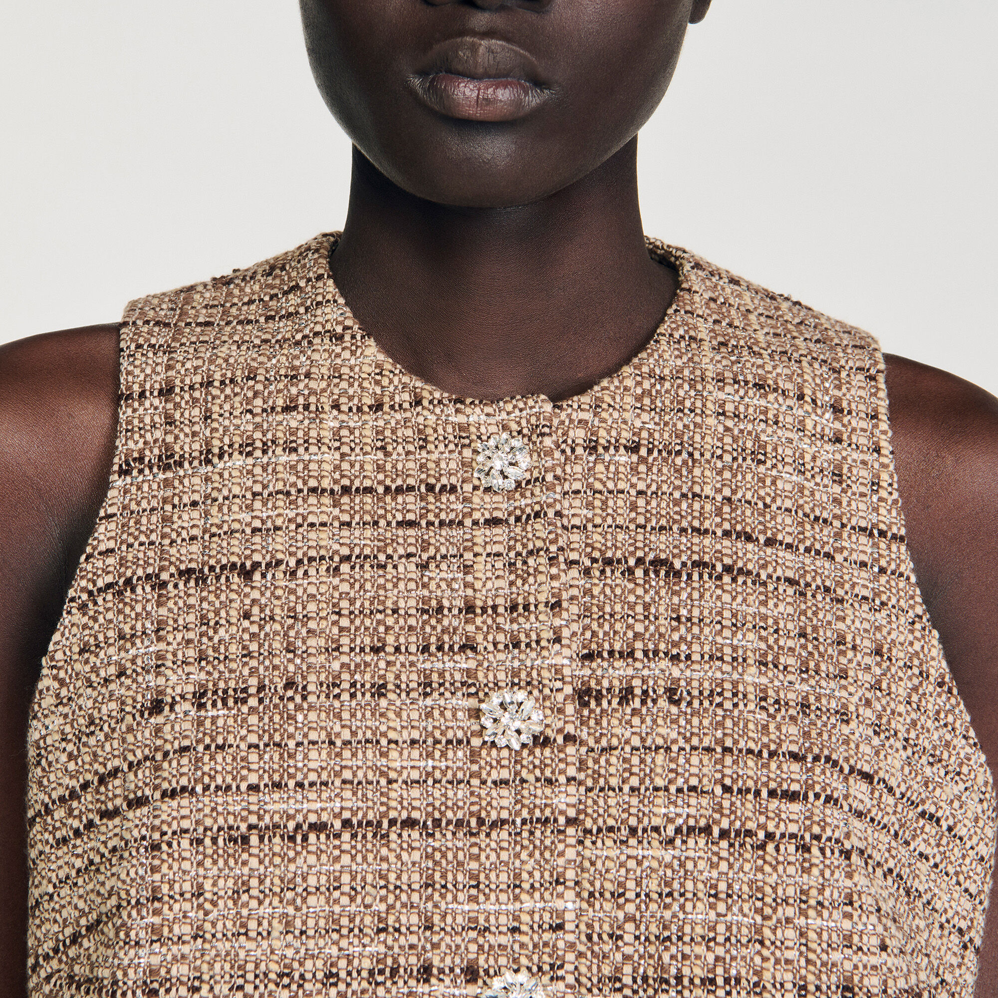 Top aus Tweed