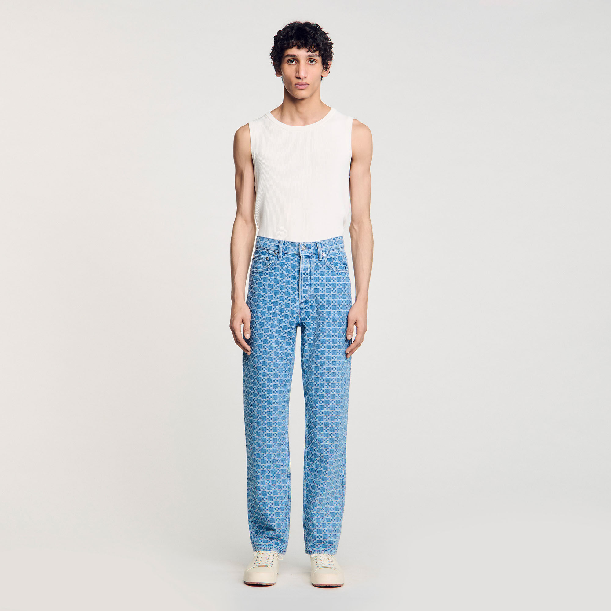 Regular-Jeans mit „Square Cross“