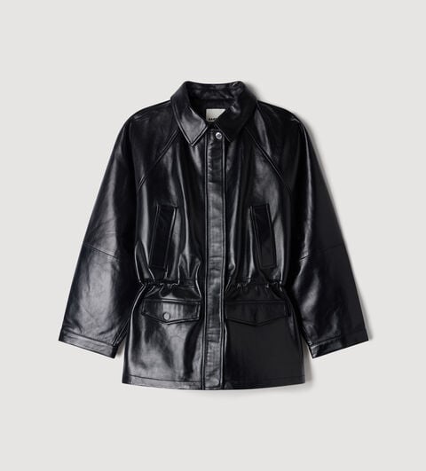 Blouson aus Glattleder
